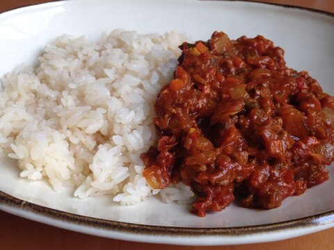 ミンチといろいろ野菜のカレー♪